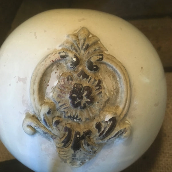 Klot m/ornament 12  cm - Gjutform