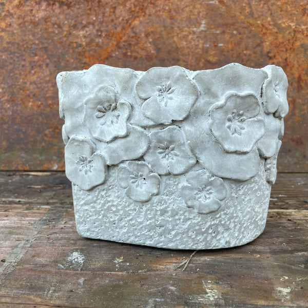 Hjärtformat kruka m/blommor - gjutform